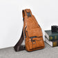 Men Cross Body Bag Sling Backpack Fashion Retro Travel Male Side