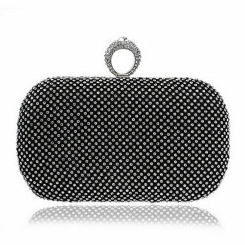 Evening Clutch Bags Diamond-Studded Evening Bag With Chain Shoulder