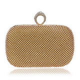 Evening Clutch Bags Diamond-Studded Evening Bag With Chain Shoulder