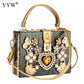 Acrylic Handbags Women 2022 Fashion Flower Shoulder Bags Evening Party