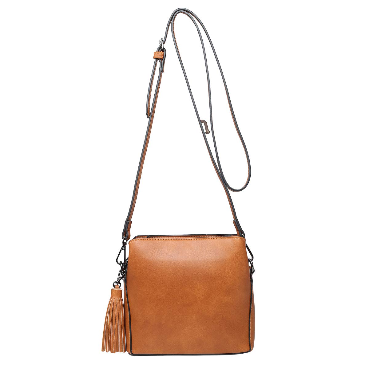 small crossbody bag triple multipockets 2658 TAN