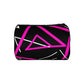 Crossbody Water-resistant Travel Bag - Black and Pink Pattern