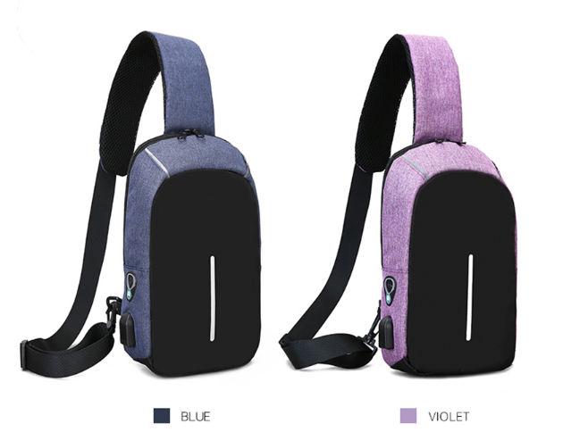 Shoulder Backpacks Sling Bag with USB Connection