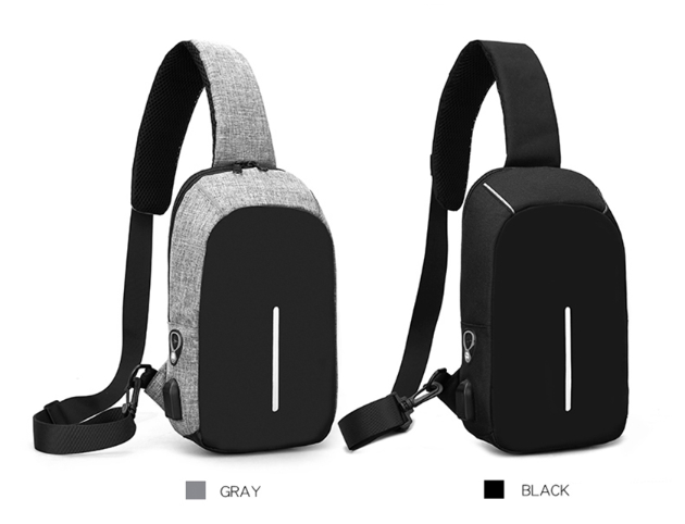 Shoulder Backpacks Sling Bag with USB Connection