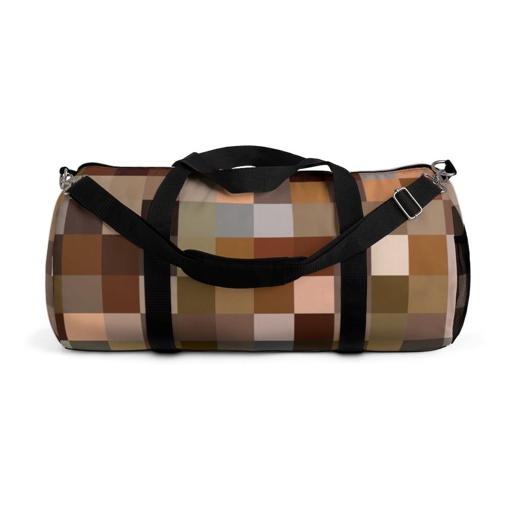 Duffel Bag - Carry on Luggage - Brown Multicolor