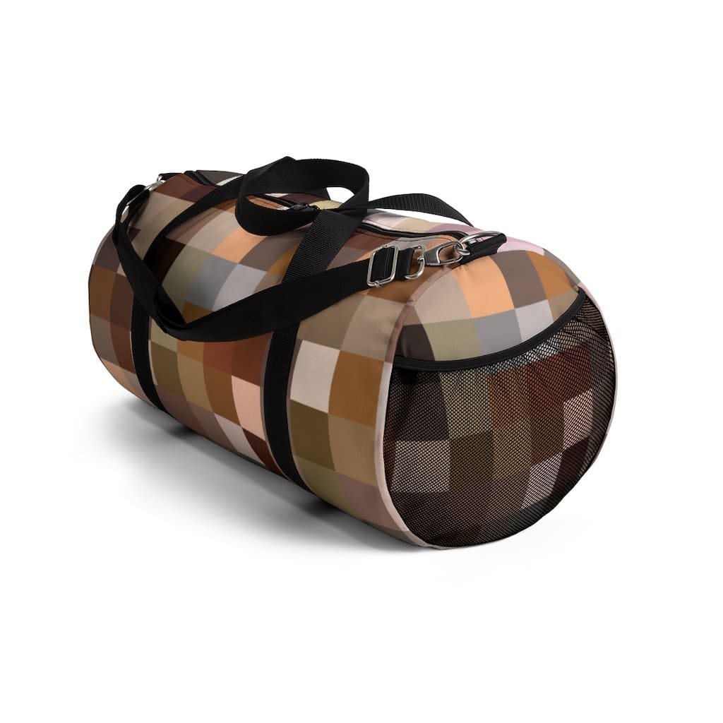 Duffel Bag - Carry on Luggage - Brown Multicolor