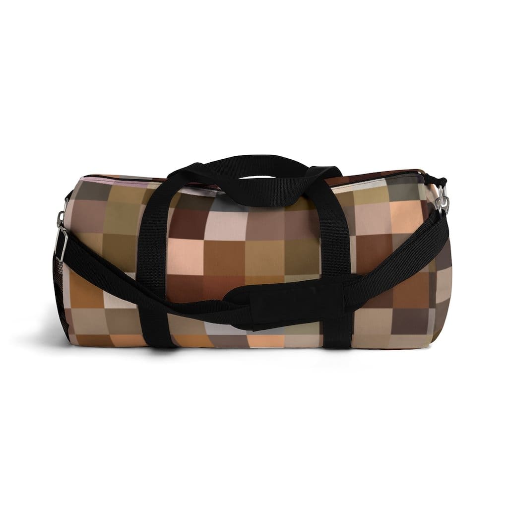 Duffel Bag - Carry on Luggage - Brown Multicolor