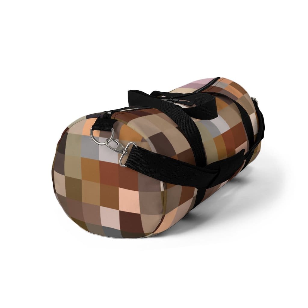 Duffel Bag - Carry on Luggage - Brown Multicolor