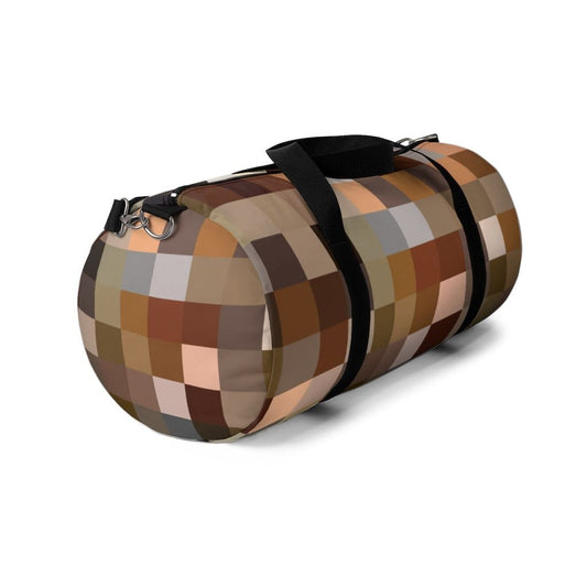 Duffel Bag - Carry on Luggage - Brown Multicolor