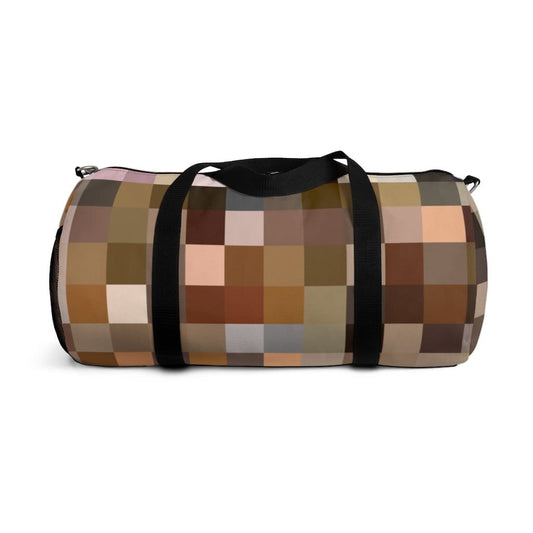 Duffel Bag - Carry on Luggage - Brown Multicolor