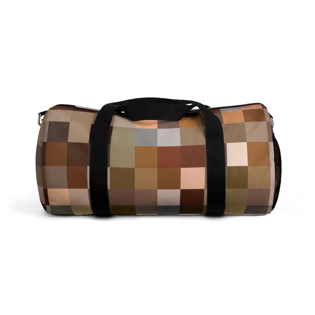 Duffel Bag - Carry on Luggage - Brown Multicolor