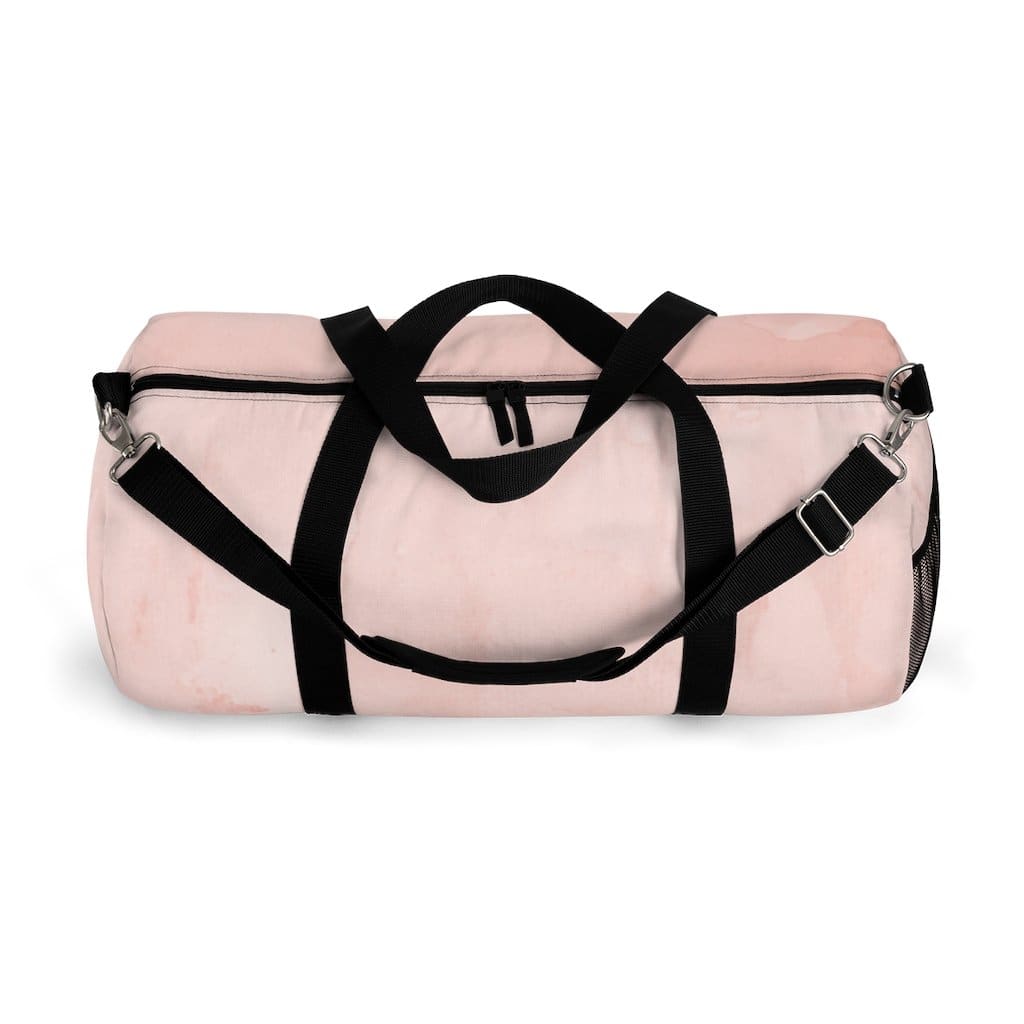 Duffel Bag - Carry on Luggage - Peach Marble