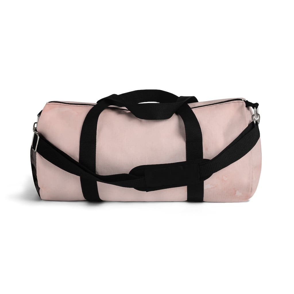 Duffel Bag - Carry on Luggage - Peach Marble