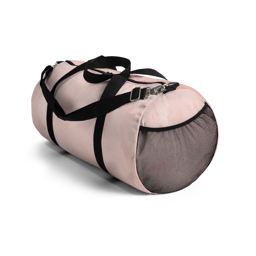 Duffel Bag - Carry on Luggage - Peach Marble