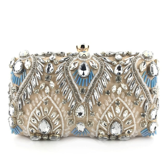 Clutch handbag Luxury Diamond Rhinestone Clutch Bags Exquisite Female