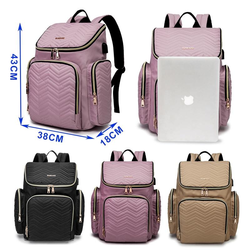 Baby Diaper Bag Backpack Stroller Bags Waterproof Women Maternity