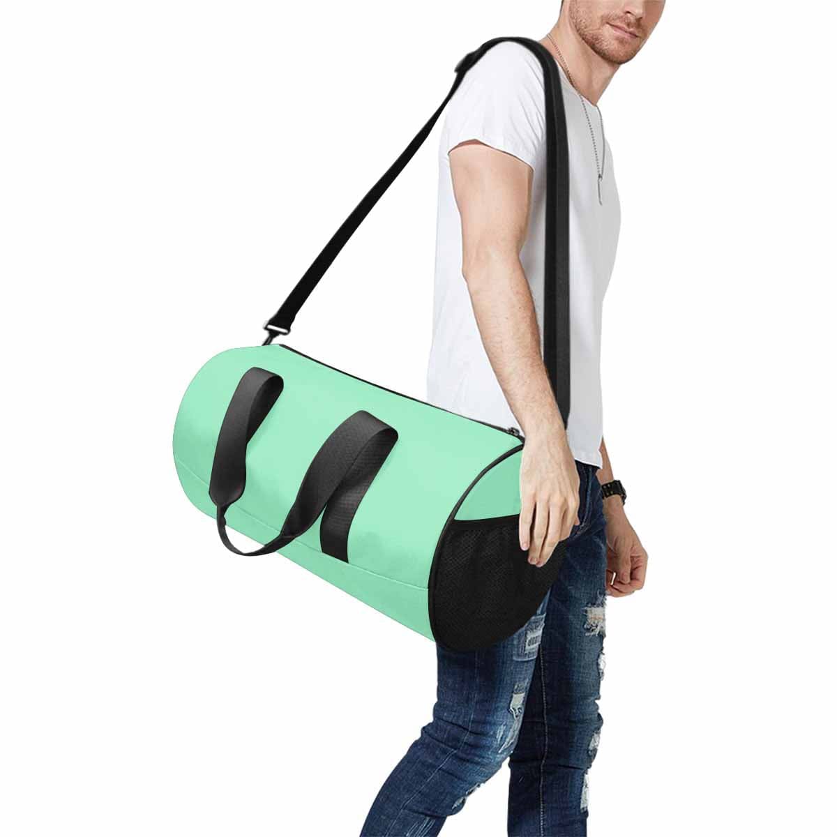 Travel Duffel Bag - Seafoam Green - Carry