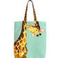 Giraffe Patterned Beach Bag